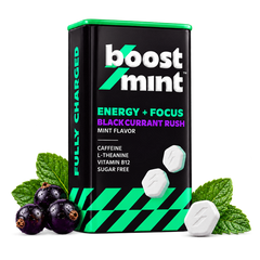 BoostMint Blackcurrant Rush tin